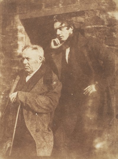 Rev. Miller ve Oğlu Rev. Samuel Miller, 1843-47. Yaratıcılar: David Octavius Hill, Robert Adamson, Hill & Adamson. by Hill and Adamson
