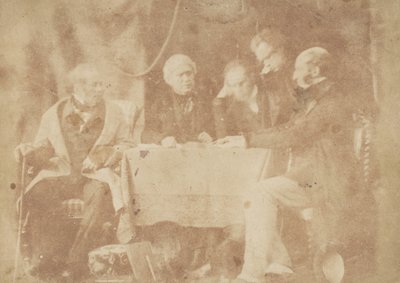 Sir David Brewster, Earle Monteith, Dr. Welsh & Two Others, 1843-47. Yaratıcılar: David Octavius Hill, Robert Adamson, Hill & Adamson. by Hill and Adamson