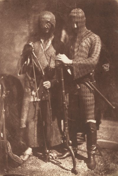 Afgan veya Çerkes Zırhı, 1843. Yaratıcılar: David Octavius Hill, Robert Adamson. by David Octavius Hill, Robert Adamson