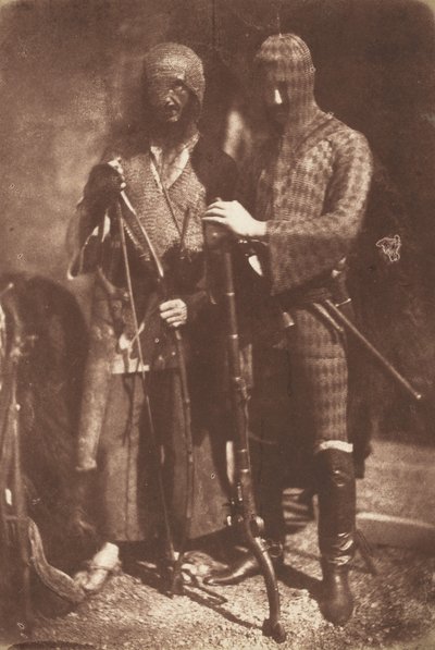 Afgan veya Çerkes Zırhı,1843 (fotoğraf) by David Octavius Hill