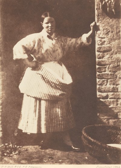 Newhaven Balıkçı Kadın by David Octavius Hill and Robert Adamson