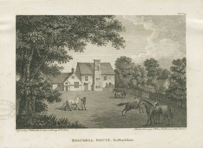 Boscobel Evi: gravür by David Parkes