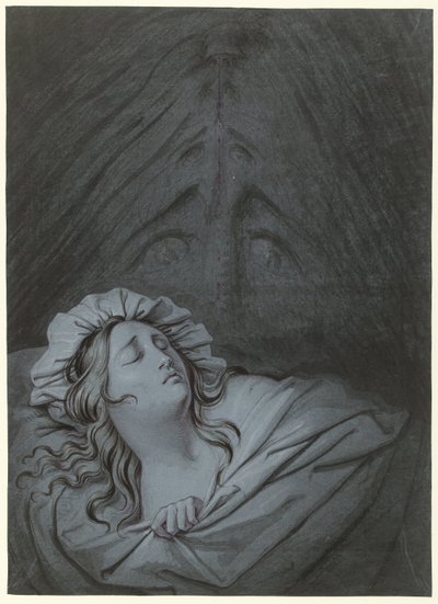 Beatrice Cenci'nin Vizyonu by David Pièrre Giottino Humbert de Superville