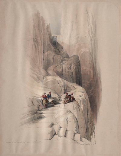 Sina Zirvesine Yükseliş by David Roberts