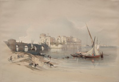Sidon Kalesi by David Roberts