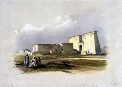 Dakke, "Mısır ve Nubia"dan, Cilt 1 (lito) by David Roberts
