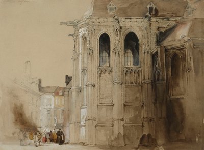 Dieppe, 1828 by David Roberts