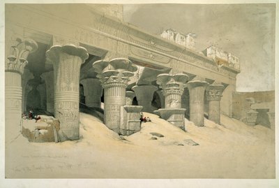 Edfu tapınağı by David Roberts