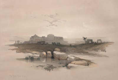 Eleutheropolis veya modern Beit-Jibrin, 1839. by David Roberts
