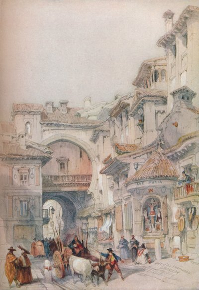 Vivarrambla Kapısı, Granada, 1830