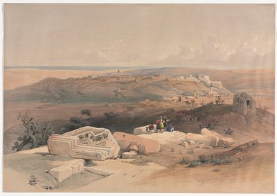 Gazze, 1839. by David Roberts