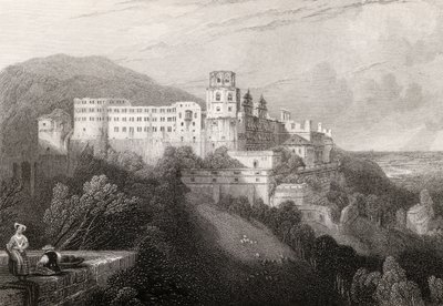 Heidelberg Kalesi, Heidelberg, J.T.Willmore tarafından 