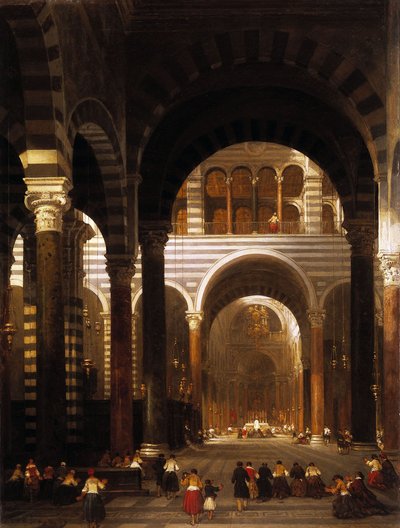 Katedralin İçi, Pisa) David Roberts, RA tarafından by David Roberts
