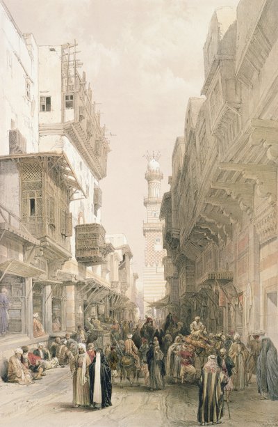 Cami El Mooristan, Kahire, Mısır ve Nubia'dan, Cilt 3 by David Roberts
