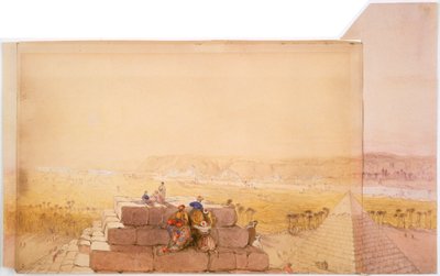 Piramitler, 19. yüzyıl by David Roberts