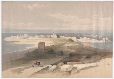 Sur veya Tsor, Kıstağın Antik Tire, 1839. by David Roberts