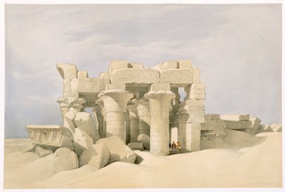Sobek ve Horuss Tapınağı, Kom Ombo, Mısır, 19. yüzyıl by David Roberts