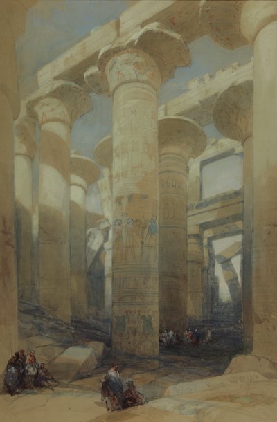 Tapınak, Karnak by David Roberts