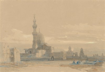 Halifelerin Mezarları, Kahire by David Roberts