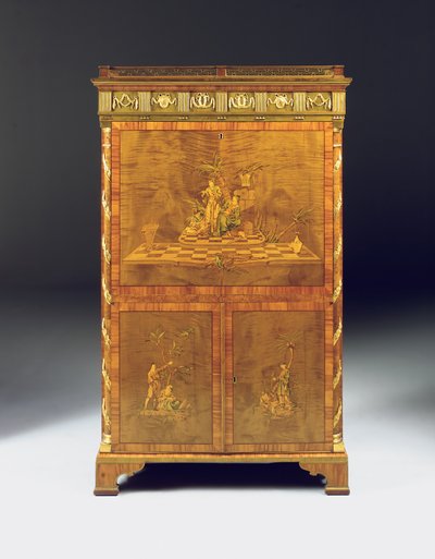 Neoklasik yazı masası, c.1775 by David Roentgen
