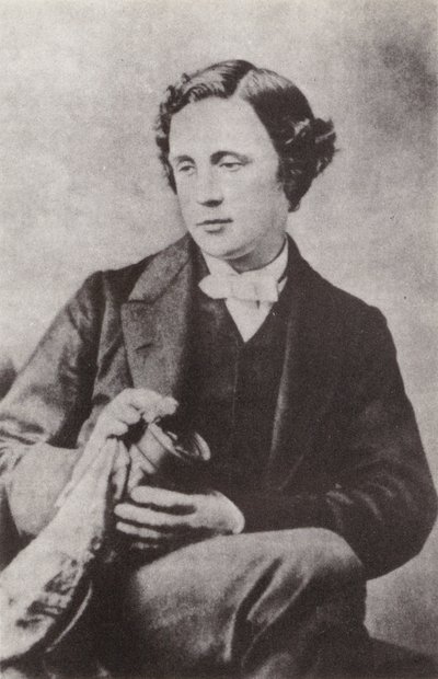 Lewis Carroll, İngiliz yazar (b/w fotoğraf) by David Scott Lieutenant-Colonel (after) Dodgson