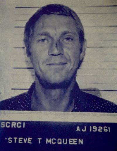 Steve McQueen I (serigraf baskı) by David Studwell