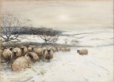 Kış (kağıt üzerine suluboya) by David T. Robertson