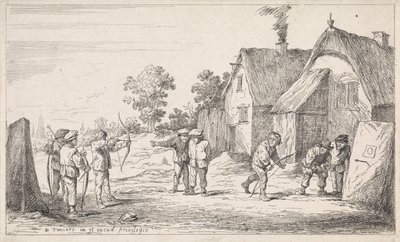 Archers Outdoor tür sahneleri (dizi başlığı) by David Teniers (II)