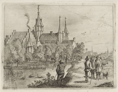 su üzerinde kale by David Teniers (II)