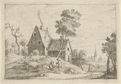 Bir ev ile manzara by David Teniers (II)