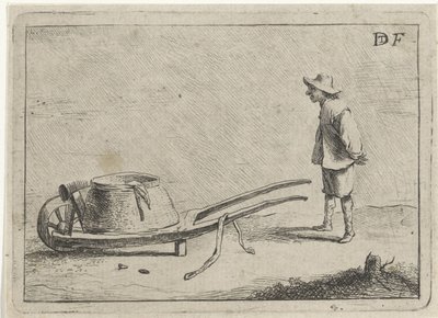 Adam bir el arabası by David Teniers (II)