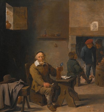 Handa Bir Köylü by David Teniers the Younger