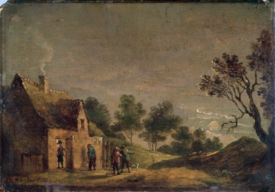 Geceleri Bir Taverna, 17. yüzyıl by David Teniers the Younger