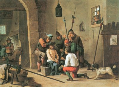 Felemenkçe: Dikenli Taç Acıların Adamı by David Teniers the Younger