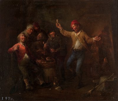 İspanyolca: Bebedores by David Teniers the Younger
