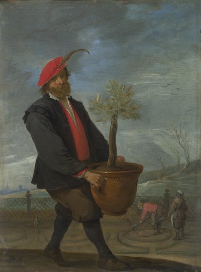 Bahar Dört Mevsim dizisinden, c. 1644 by David Teniers the Younger
