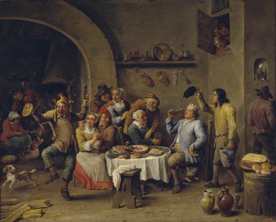 Fasulye Kralı Fasulye Kralının Bayramı by David Teniers the Younger