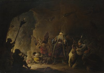 Zengin Adamın Cehenneme götürülmesi, c. 1647-1648 by David Teniers the Younger