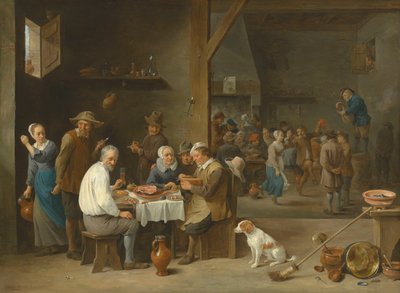 Jambon yemeği by David Teniers the Younger