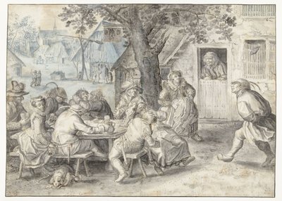 Şenlikli Köylüler, Askerler ve Fahişeler Şenlikli Köylüler, Askerler ve Fahişeler by David Vinckboons (I)