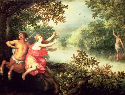 Herkül, Deianeira ve centaur Nessus, 1612 (panel) by David Vinckboons