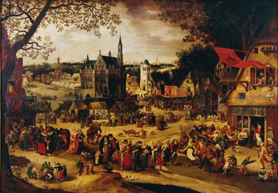 Fuar Alanı, c.1600-1605 by David Vinckboons
