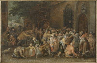 Sadaka Dağıtmak, c.1610 by David Vinckeboons