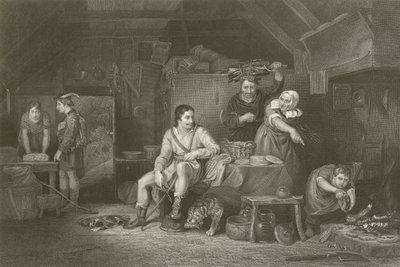 Síðasta viðtal Lord William Russell við fjölskyldu sína by David Wilkie