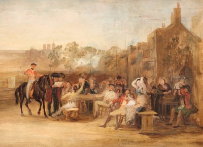 Chelsea Emeklileri Waterloo Sevkiyatını okuyor, 1819 by David Wilkie