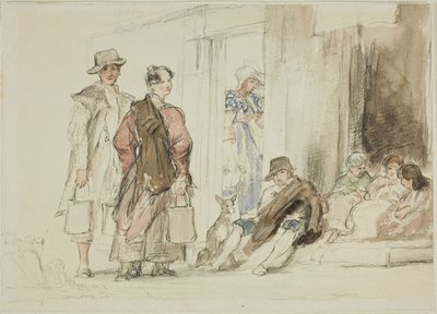 Kapıya yakın rakamlar by David Wilkie