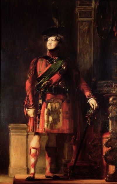 George IV (1762-1830) Highland Dress, 1830 by David Wilkie