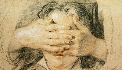 Adımı Tahmin Et (kağıt üzerinde mum boya ve tebeşir) by David Wilkie