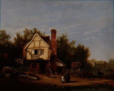 Kulübeler ile Peyzaj by David Wilkie
