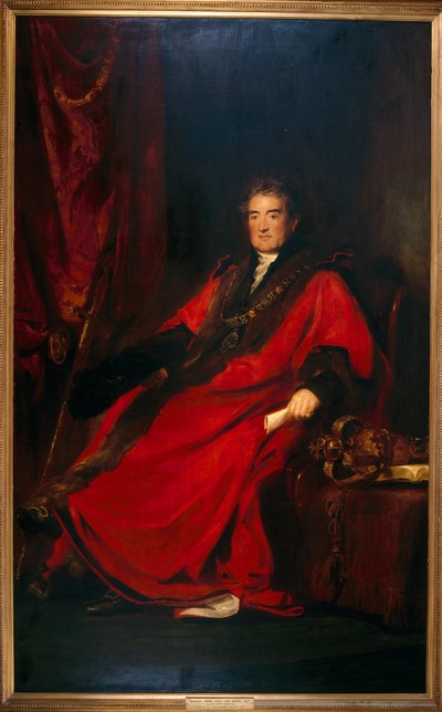 Matthias Prime Lukas, Lord Mayor 1827 ve St. Bartholomew Hastanesi Başkanı by David Wilkie